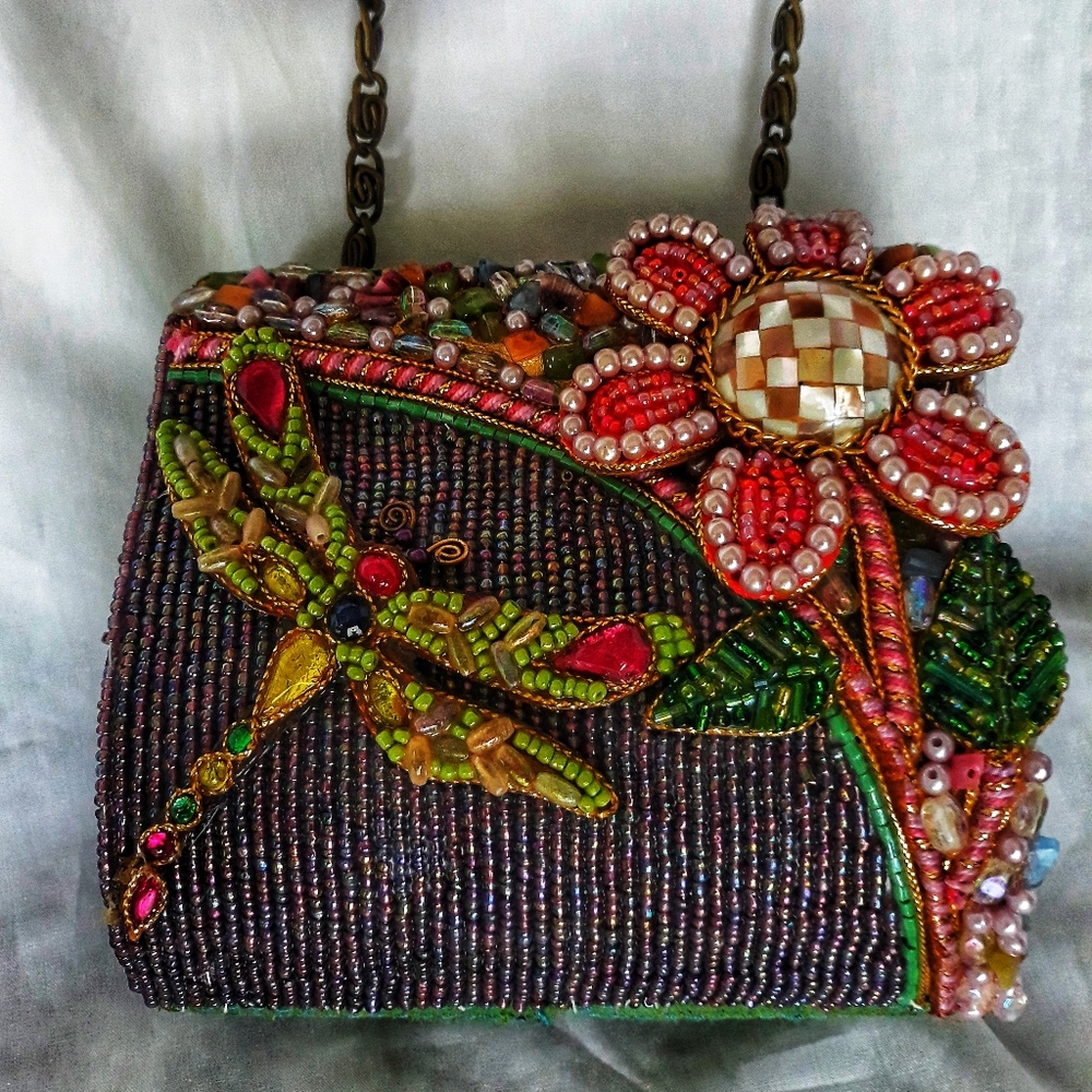 Mary Frances beaded hand bag